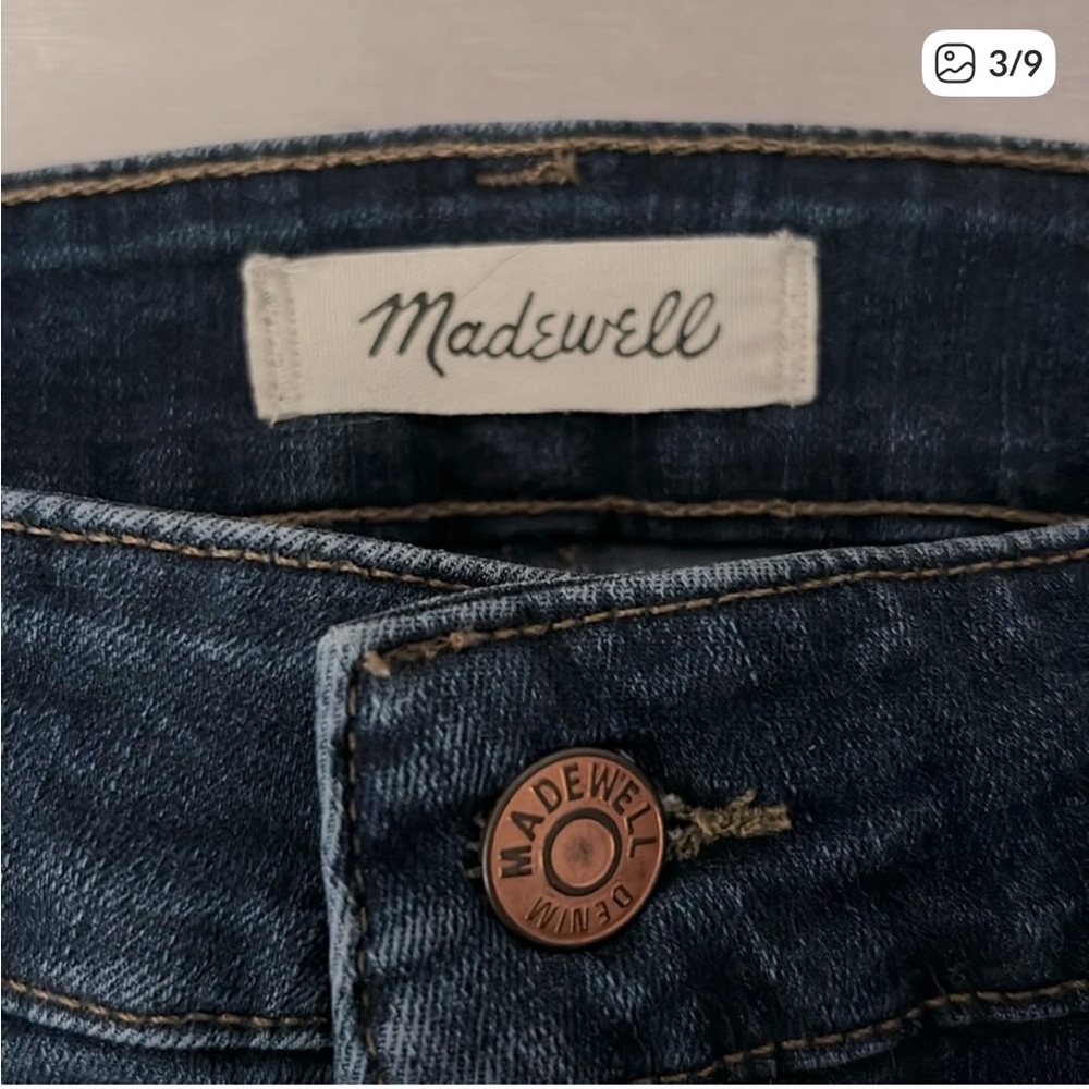 Madewell Curvy High-Rise Skinny Crop Jeans sz 34P - Picture 3 of 9